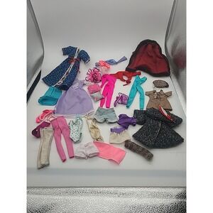 Barbie  Clothing Outfit‎ Lot INCOMPLETE AND USED Unbranded Homemade 20+ Pieces